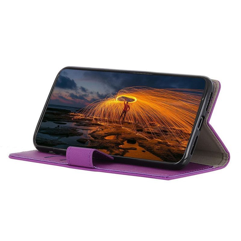 Κάλυμμα Folio Samsung Galaxy Note 10 Ροζ Ποιότητα Απομίμησης Δέρματος