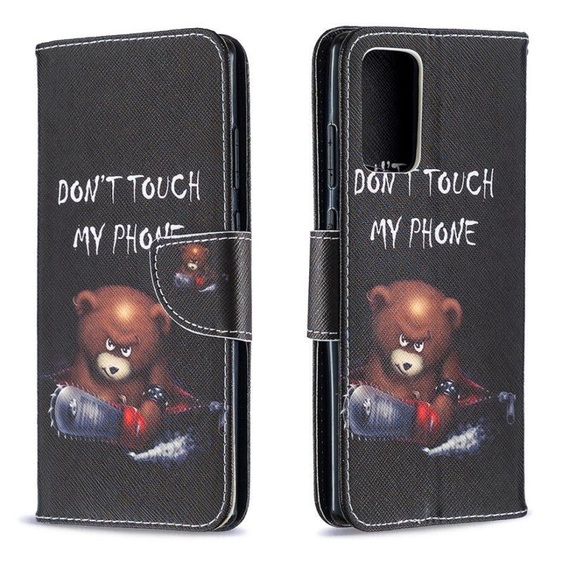 Κάλυμμα Folio Samsung Galaxy Note 20 Επικίνδυνη Αρκούδα