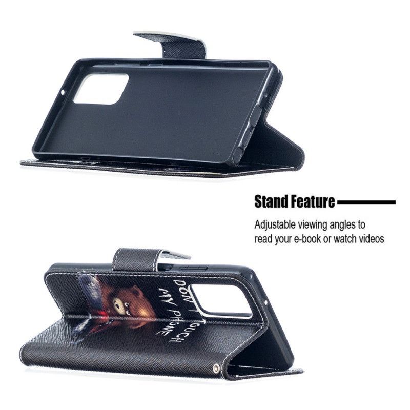 Κάλυμμα Folio Samsung Galaxy Note 20 Επικίνδυνη Αρκούδα