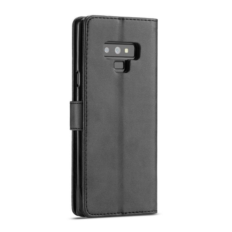 Κάλυμμα Folio Samsung Galaxy Note 9 Μαύρο Lc.Imeeke Δερμάτινο Εφέ
