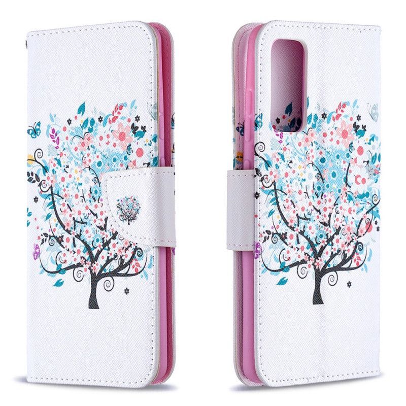 Κάλυμμα Folio Samsung Galaxy S20 FE Θήκες Κινητών Ανθισμένο Δέντρο
