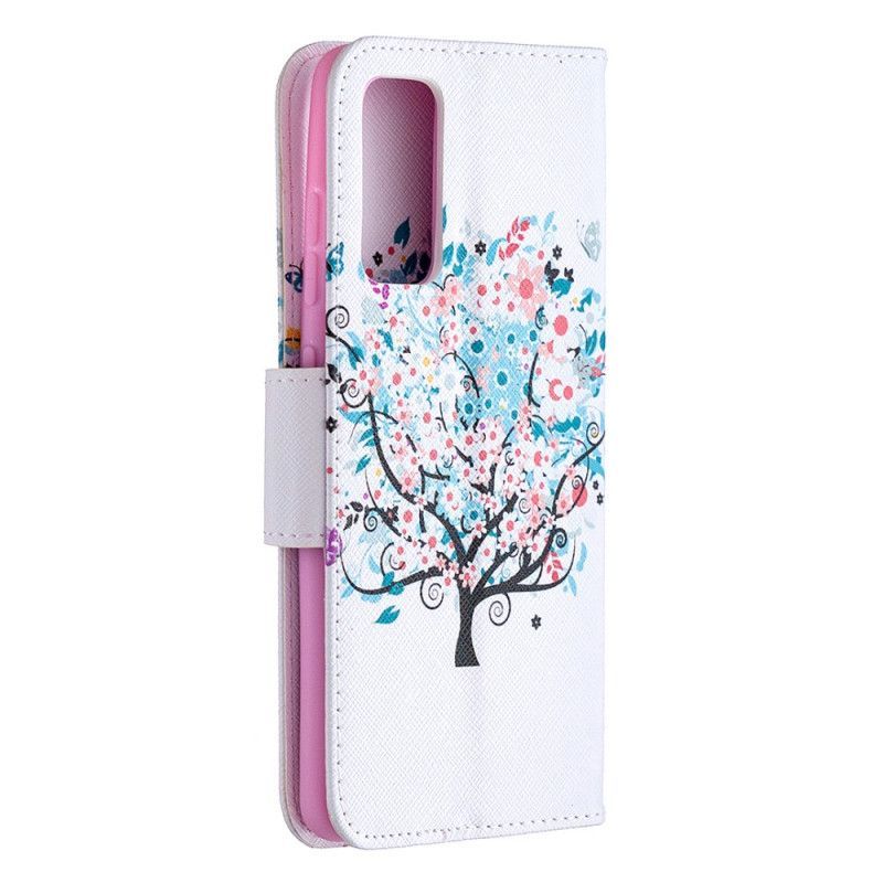 Κάλυμμα Folio Samsung Galaxy S20 FE Θήκες Κινητών Ανθισμένο Δέντρο