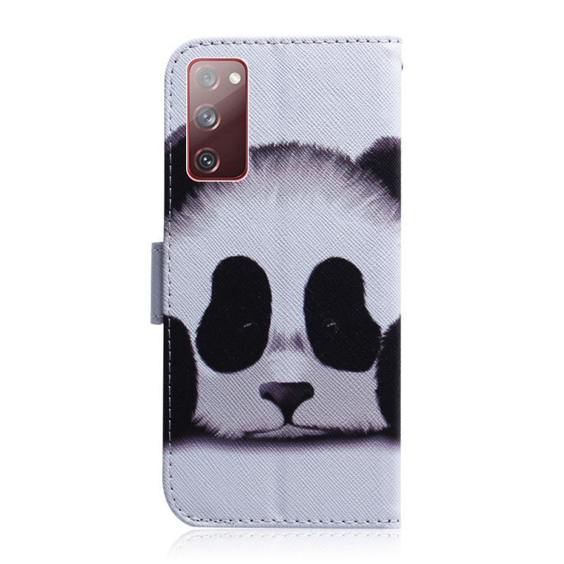 Κάλυμμα Folio Samsung Galaxy S20 FE Θήκες Κινητών Πρόσωπο Panda
