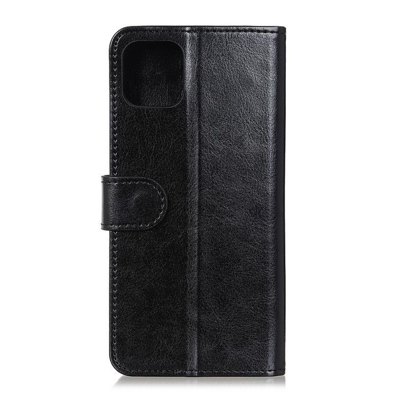 Κάλυμμα Folio Samsung Galaxy S20 Plus / S20 Plus 5G Μαύρο Γυαλιστερό Δερμάτινο Εφέ