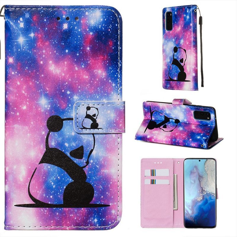 Κάλυμμα Folio Samsung Galaxy S20 Θήκες Κινητών Γαλαξίας Panda