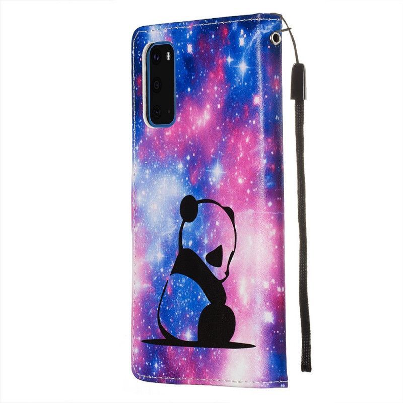 Κάλυμμα Folio Samsung Galaxy S20 Θήκες Κινητών Γαλαξίας Panda
