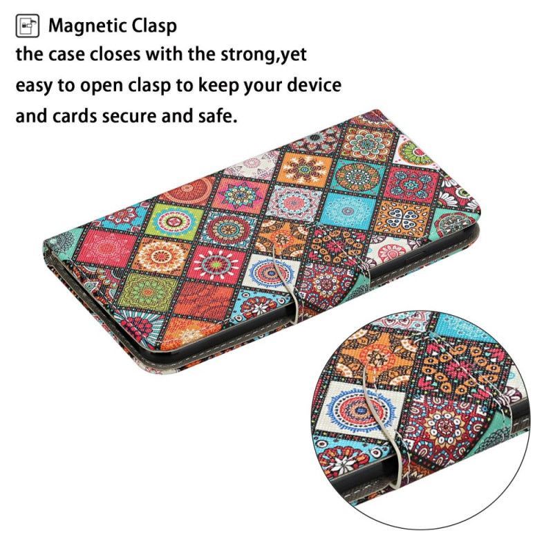 Κάλυμμα Folio Samsung Galaxy S20 Ultra Μάνταλα Συνονθύλευμα Με Λουράκι