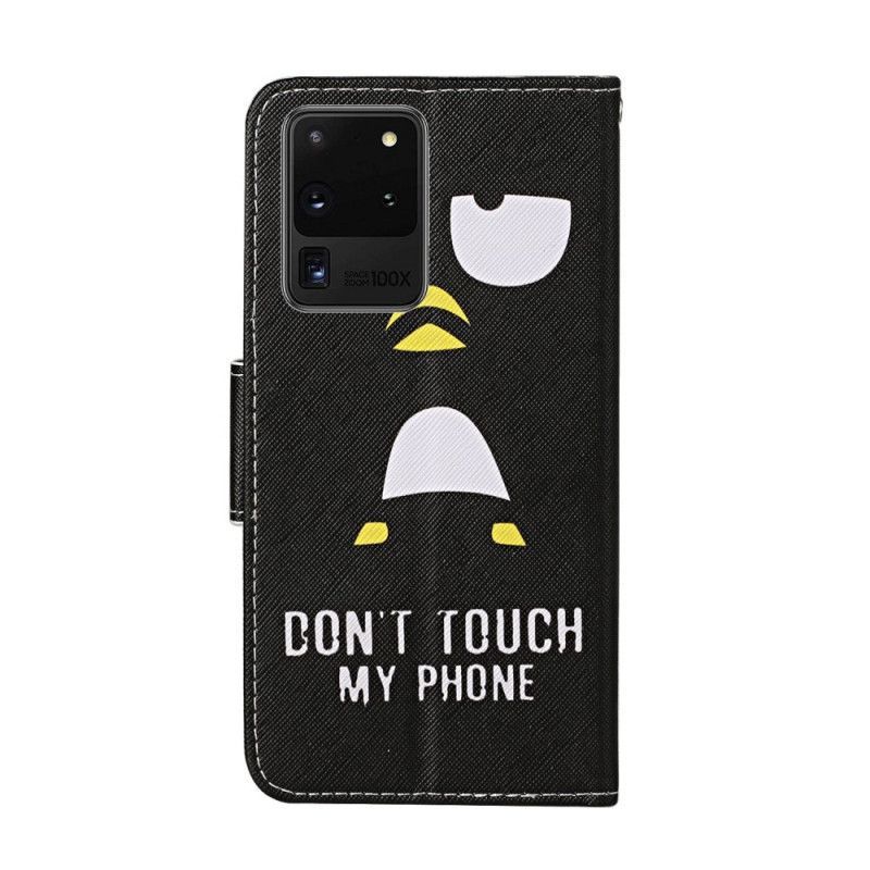 Κάλυμμα Folio Samsung Galaxy S20 Ultra Θήκες Κινητών Νέο Μην Αγγίζετε Το Τηλέφωνό Μου