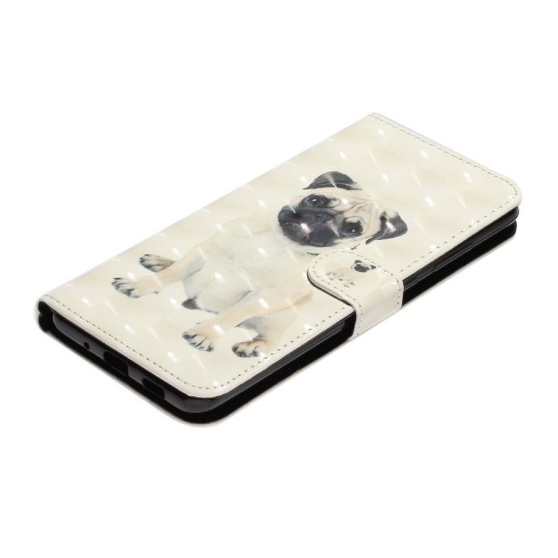 Κάλυμμα Folio Samsung Galaxy S20 Ultra Θήκες Κινητών Στίγματα Φωτός Σκύλου Με Λουράκι