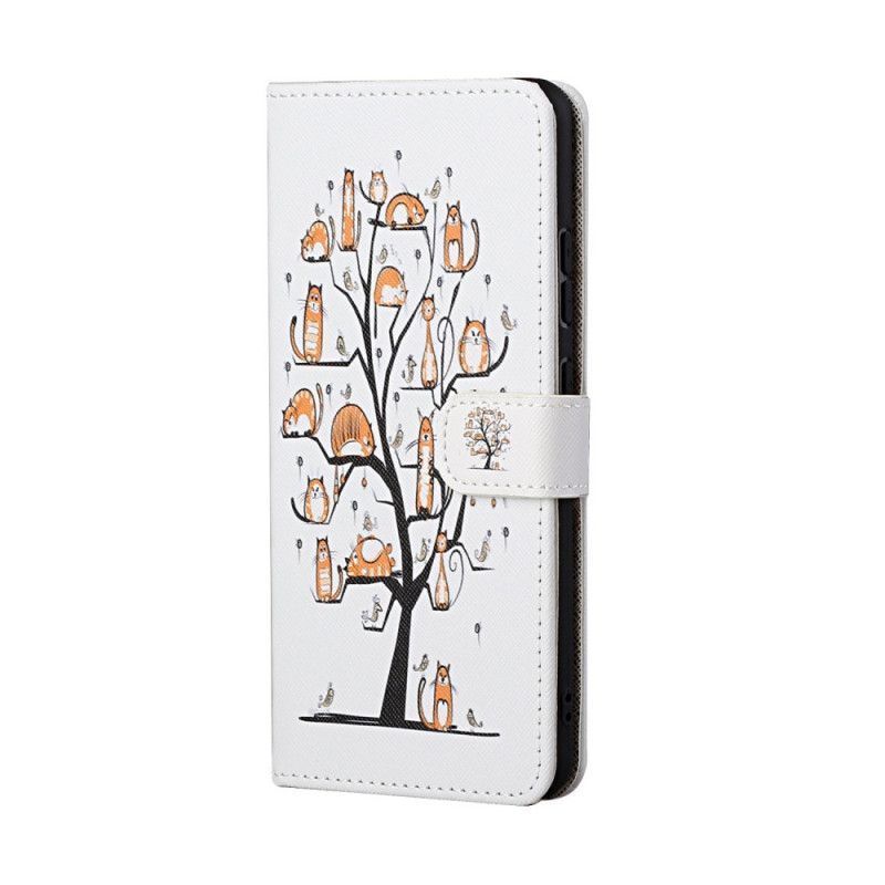 Κάλυμμα Folio Samsung Galaxy S21 5G Θήκες Κινητών Funky Στρινγκ Γάτες