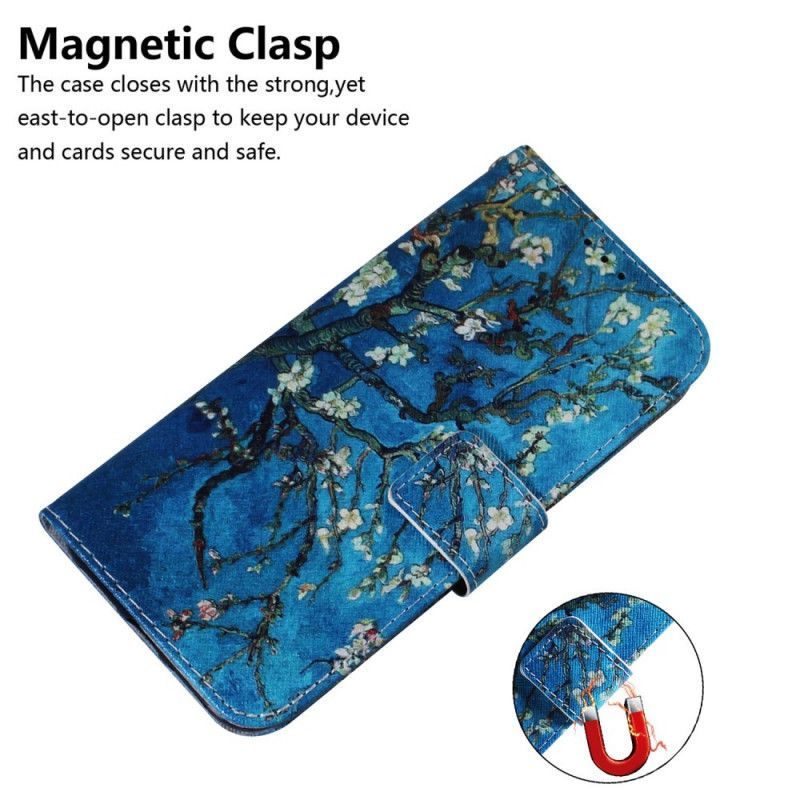 Κάλυμμα Folio Samsung Galaxy S21 Ultra 5G Θήκες Κινητών Ανθισμένο Κλαδί Δέντρου
