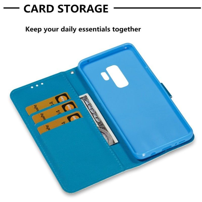 Κάλυμμα Folio Samsung Galaxy S9 Plus Θήκες Κινητών Χαμόγελο