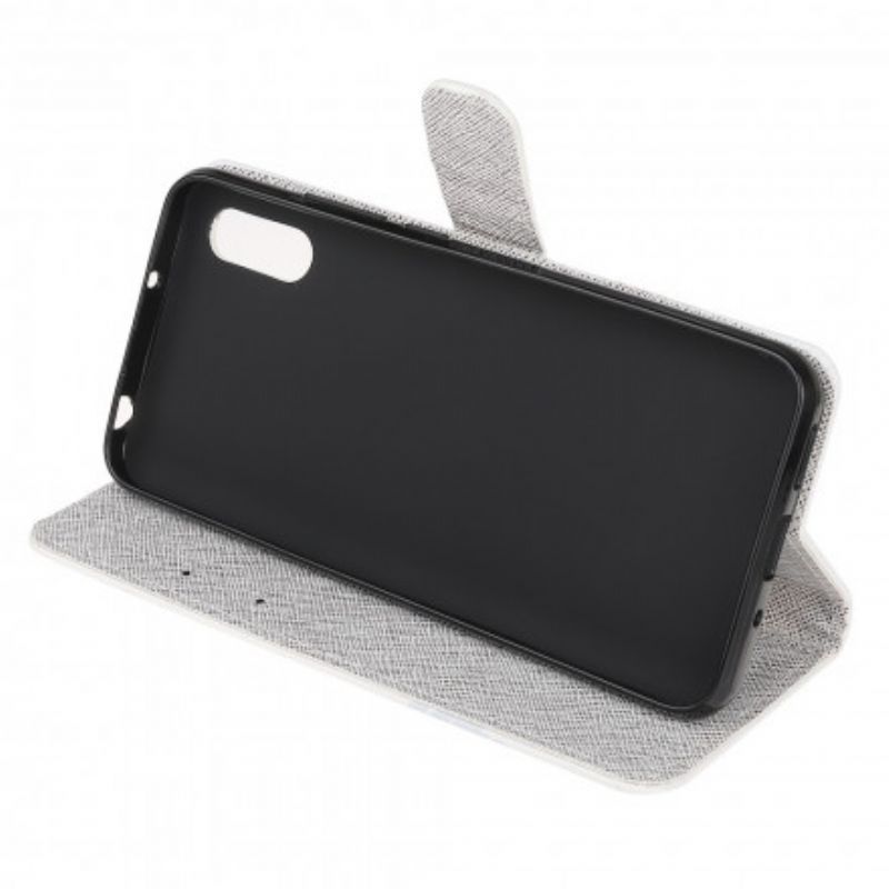 Κάλυμμα Folio Samsung Galaxy XCover 5 Λουρί Φεγγαρολούλουδα