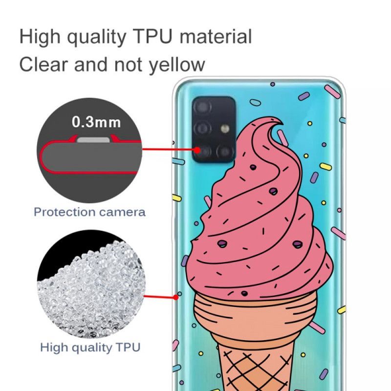 Κάλυμμα Για Samsung Galaxy A31 Παγωτό