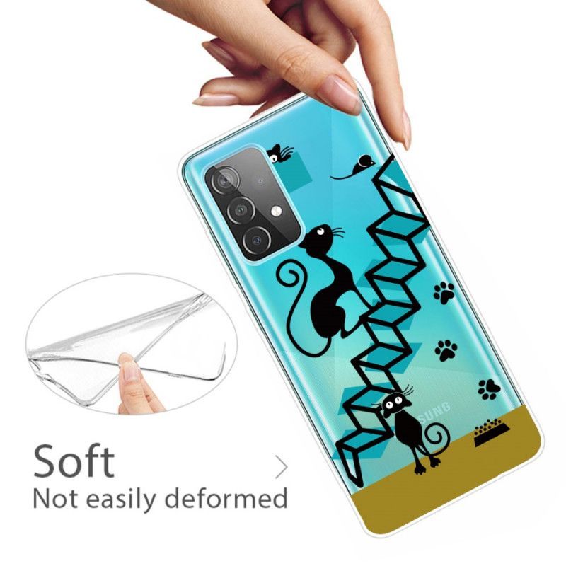 Κάλυμμα Για Samsung Galaxy A32 5G Αστείες Γάτες