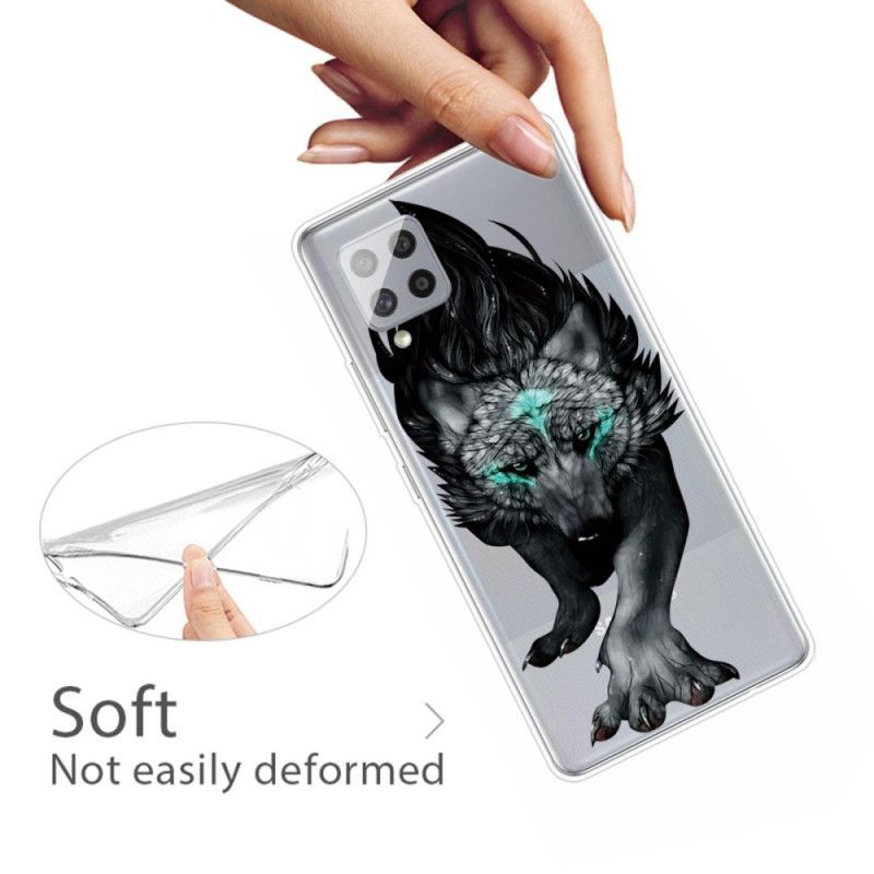 Κάλυμμα Για Samsung Galaxy A42 5G Γραφικός Λύκος