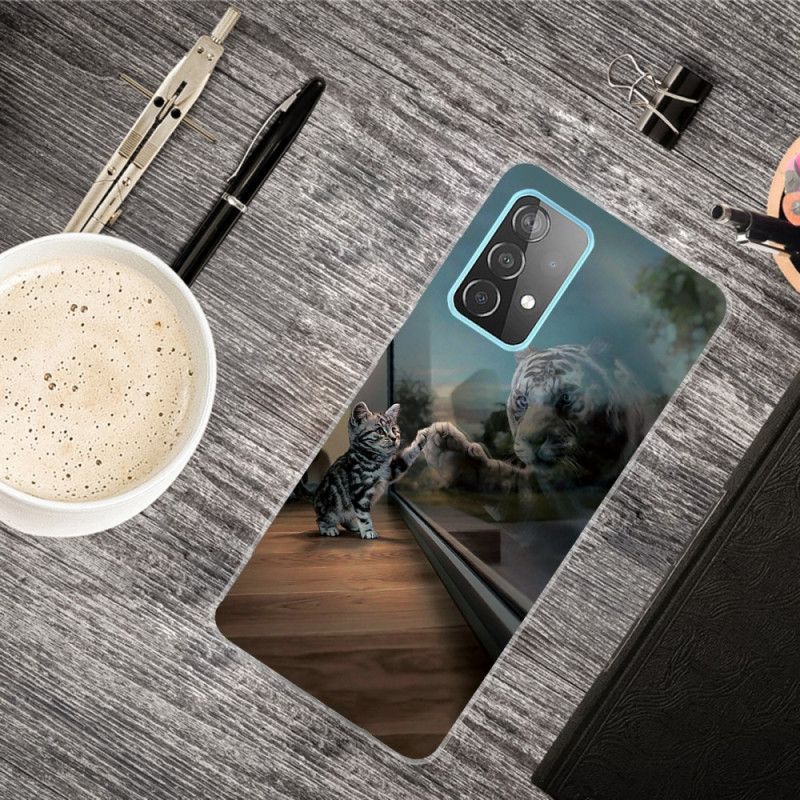 Κάλυμμα Για Samsung Galaxy A72 4G / A72 5G Όνειρο Γατούλας