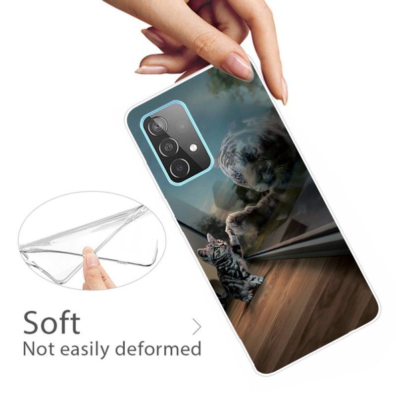 Κάλυμμα Για Samsung Galaxy A72 4G / A72 5G Όνειρο Γατούλας