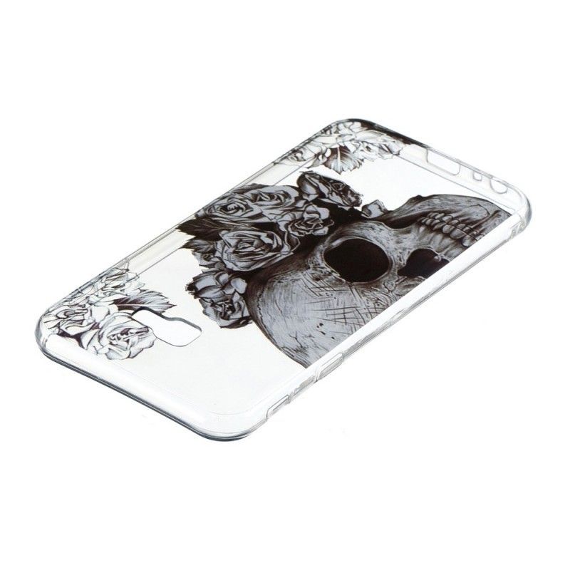 Κάλυμμα Για Samsung Galaxy J4 Plus Ανθικό Κρανίο