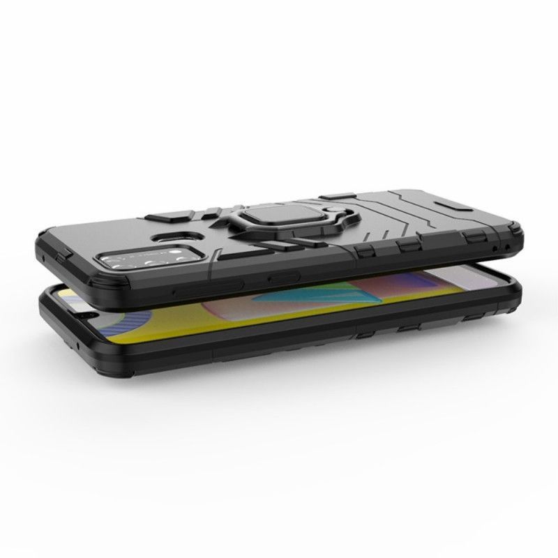 Κάλυμμα Για Samsung Galaxy M31 Μαύρο Ανθεκτικός Δακτύλιος