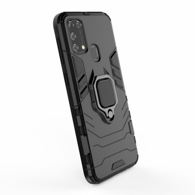 Κάλυμμα Για Samsung Galaxy M31 Μαύρο Ανθεκτικός Δακτύλιος