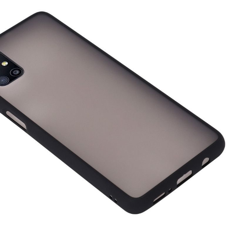 Κάλυμμα Για Samsung Galaxy M51 Μαύρο Υβριδικές Έγχρωμες Άκρες