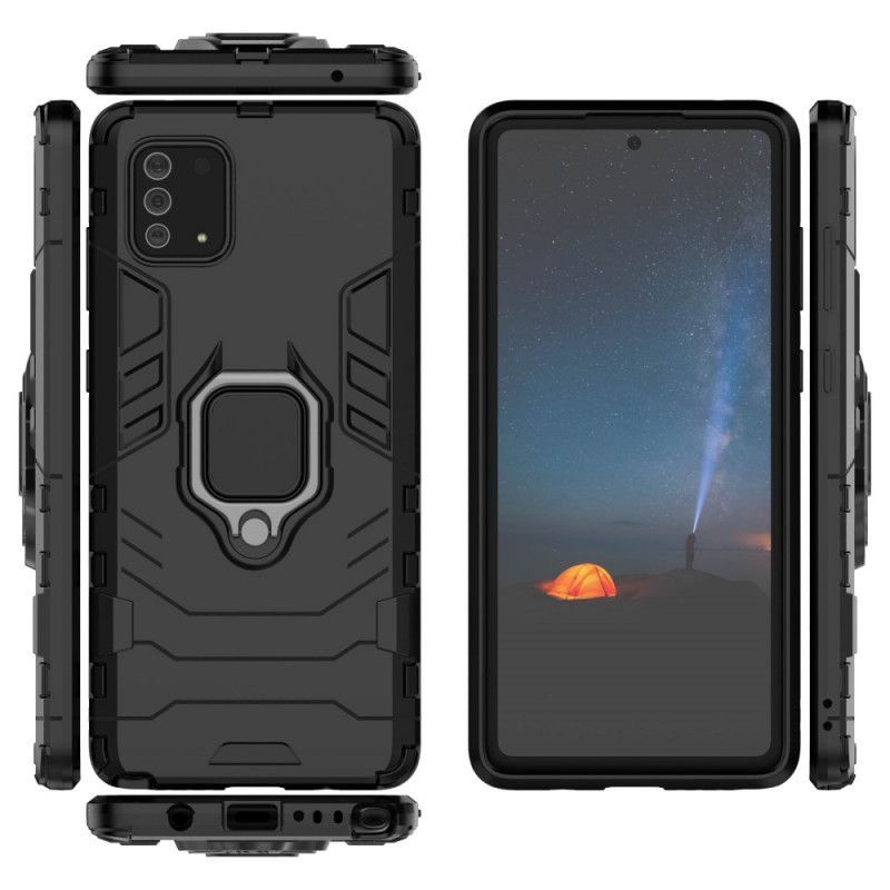 Κάλυμμα Για Samsung Galaxy S10 Lite Μαύρο Ανθεκτικός Δακτύλιος