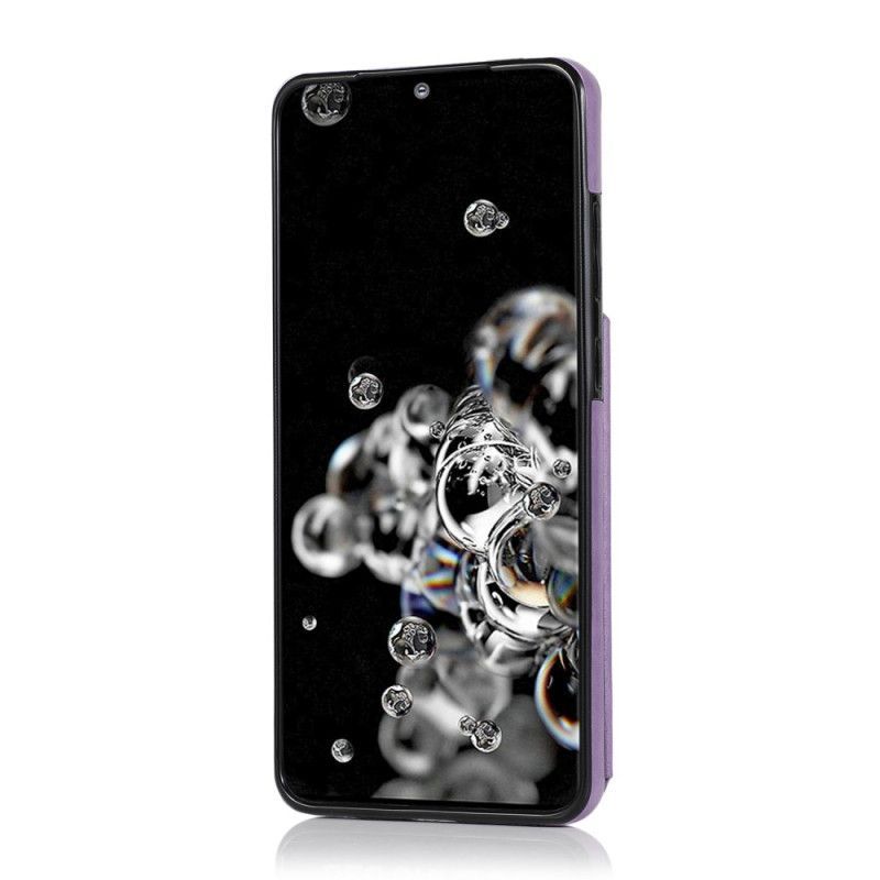 Κάλυμμα Για Samsung Galaxy S20 Ultra Γκρι Θήκη Κάρτας Εκτύπωσης Μάνταλα