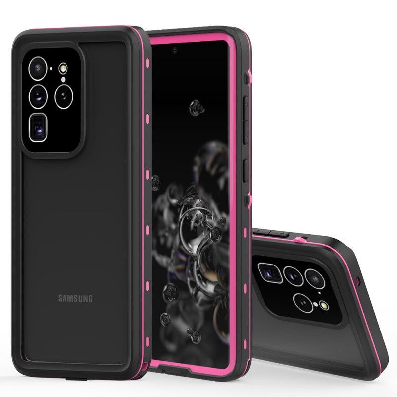Κάλυμμα Για Samsung Galaxy S20 Ultra Μαύρο Αδιάβροχη 2M Κόκκινη Πιπεριά