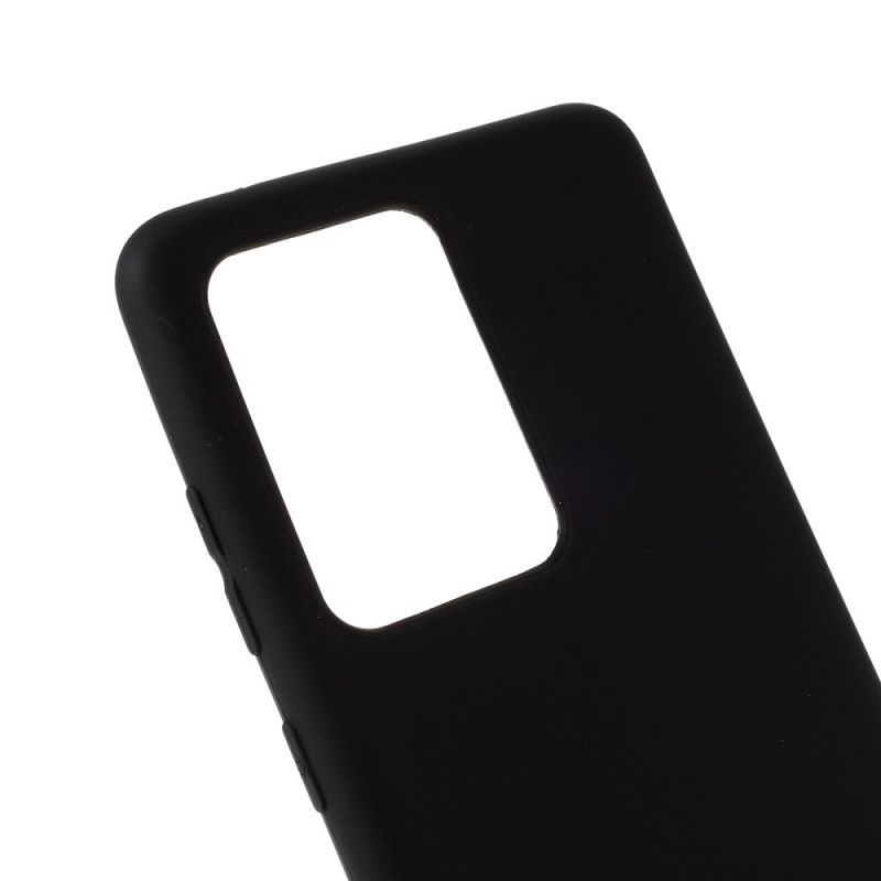 Κάλυμμα Για Samsung Galaxy S20 Ultra Μαύρο Ματ Σιλικόνη
