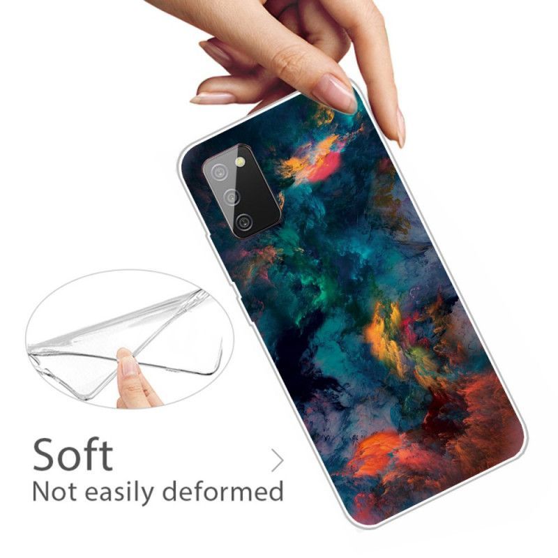 Κάλυμμα Samsung Galaxy A02s Χρωματιστά Σύννεφα