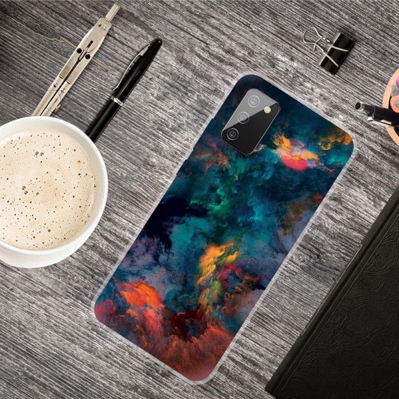 Κάλυμμα Samsung Galaxy A02s Χρωματιστά Σύννεφα