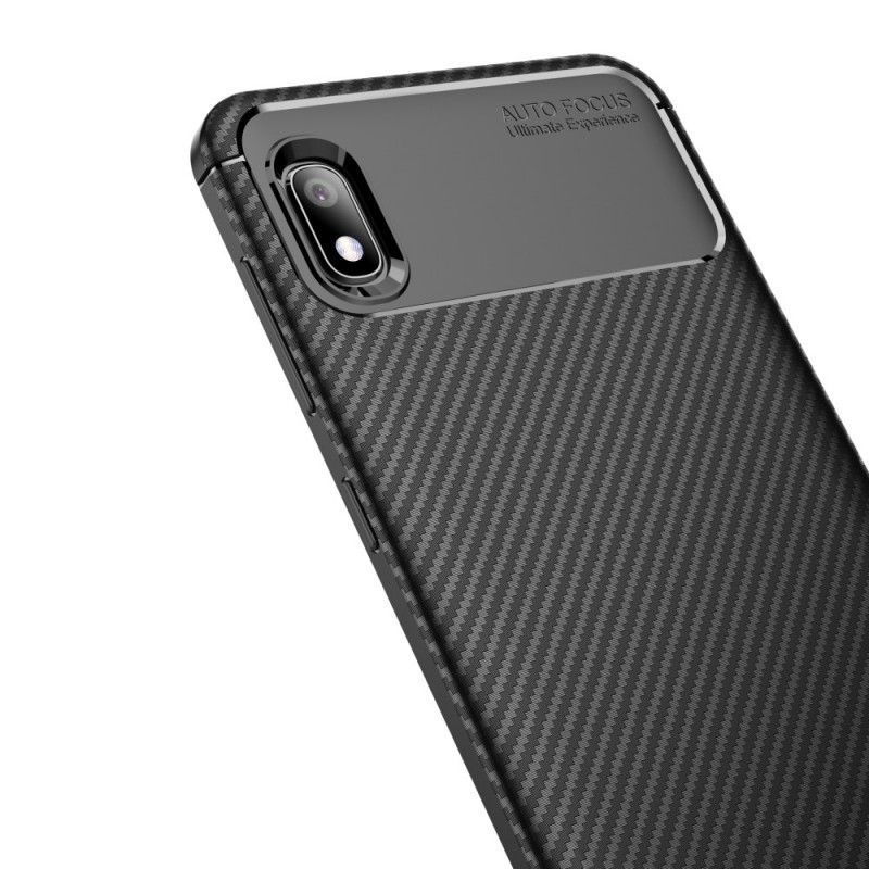 Κάλυμμα Samsung Galaxy A10 Μαύρο Εύκαμπτη Υφή Από Ανθρακονήματα