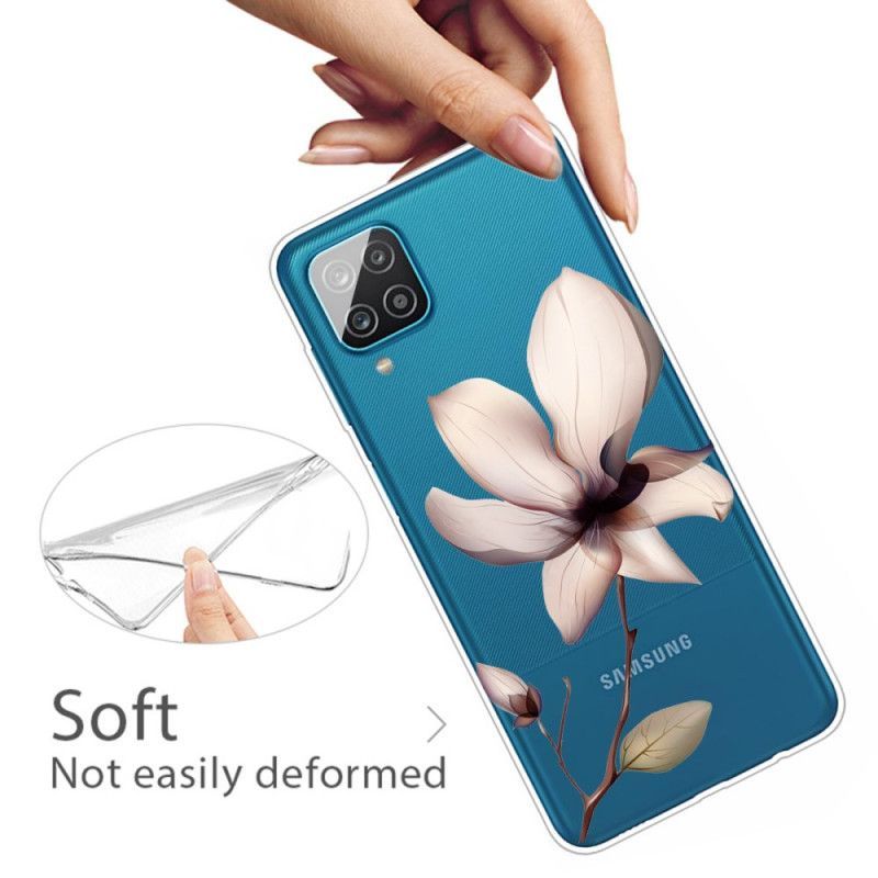 Κάλυμμα Samsung Galaxy A12 Premium Floral