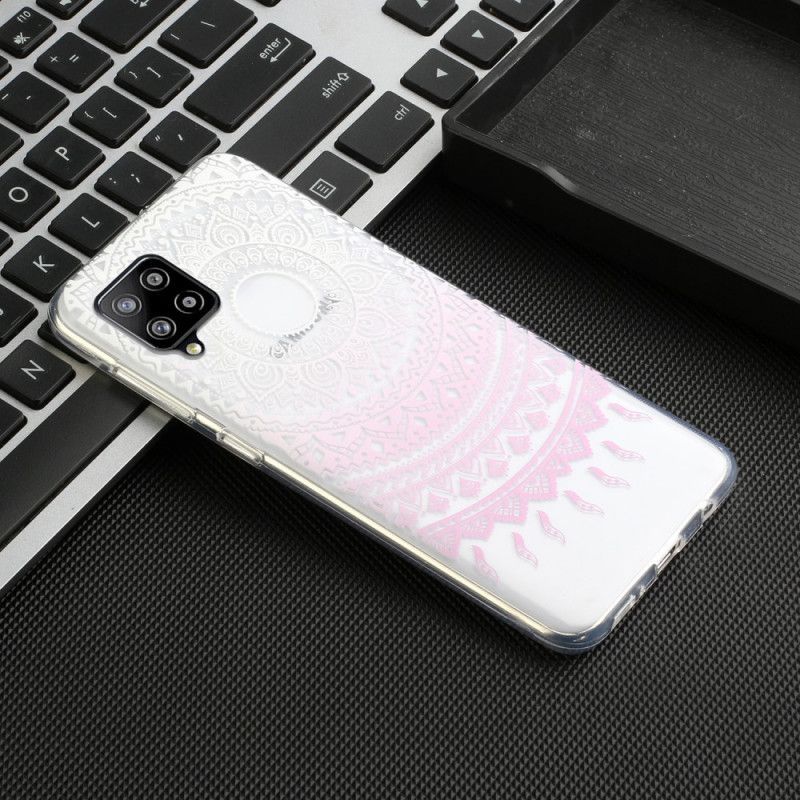Κάλυμμα Samsung Galaxy A12 Ροζ Απρόσκοπτη Πολύχρωμη Μάνταλα