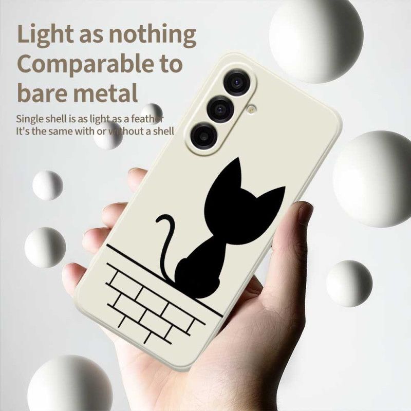 Κάλυμμα Samsung Galaxy A17 4g / 5g Γάτα Σιλικόνης