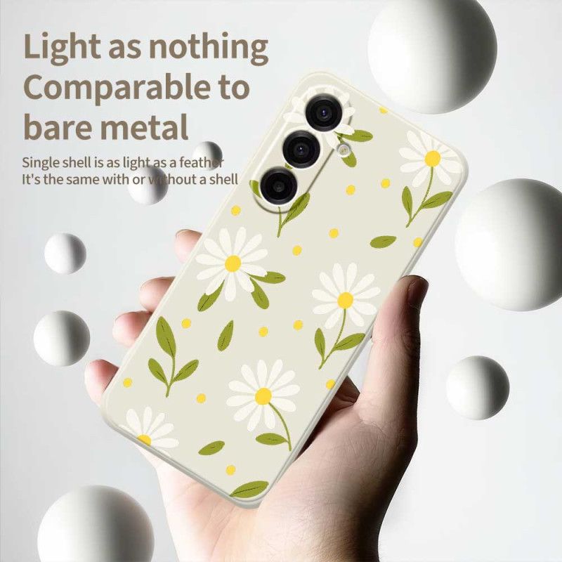 Κάλυμμα Samsung Galaxy A17 4g / 5g Λευκά Λουλούδια