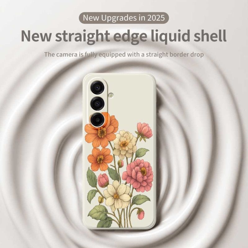 Κάλυμμα Samsung Galaxy A17 4g / 5g Λουλουδάτο Μοτίβο Σιλικόνης