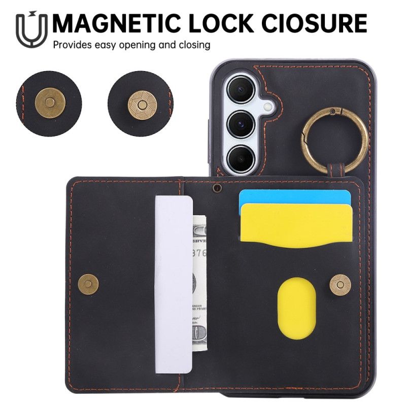 Κάλυμμα Samsung Galaxy A17 4g / 5g Θήκες Κινητών Θήκη Κάρτας Και Δαχτυλίδι