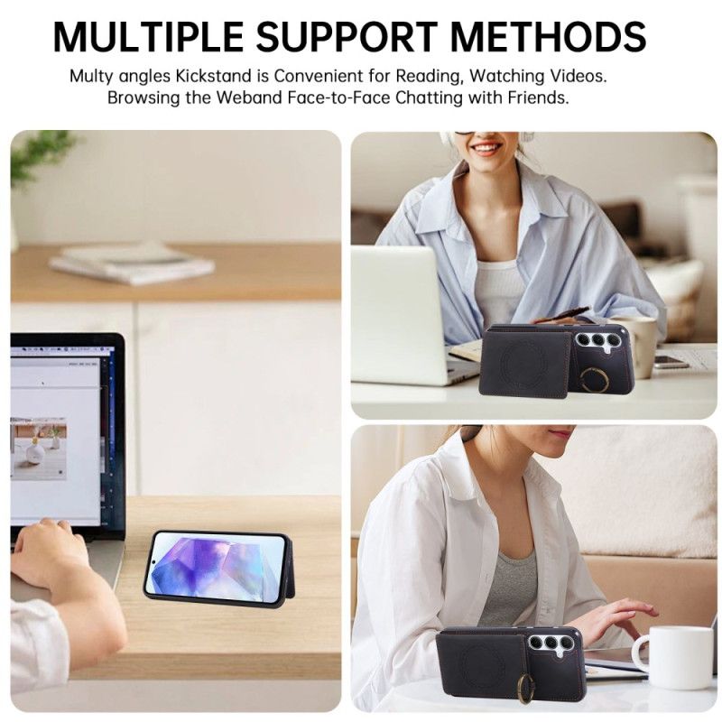 Κάλυμμα Samsung Galaxy A17 4g / 5g Θήκες Κινητών Θήκη Κάρτας Και Δαχτυλίδι