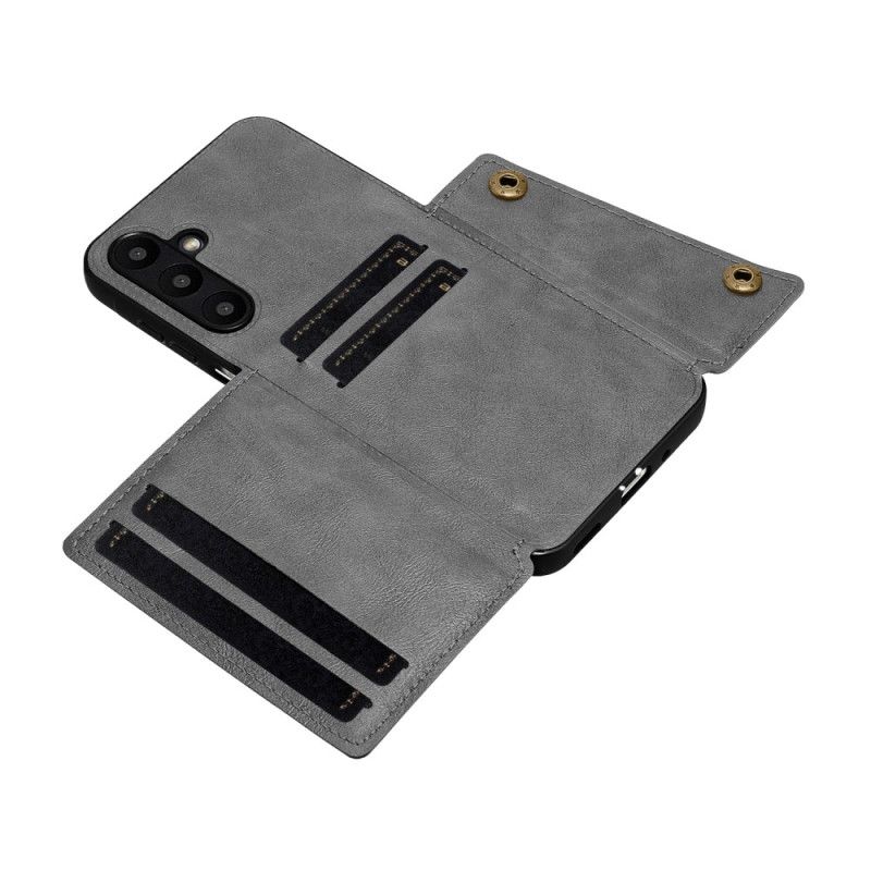 Κάλυμμα Samsung Galaxy A17 4g / 5g Θήκη Καρτών Με Εφέ Δέρματος