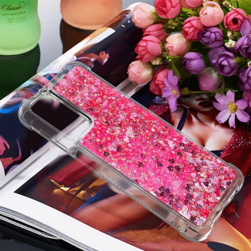 Κάλυμμα Samsung Galaxy A32 5G Ροζ Πούλιες Με Κορδόνι
