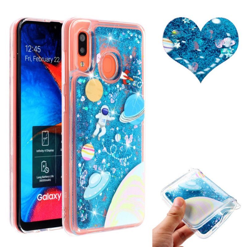 Κάλυμμα Samsung Galaxy A40 Θήκες Κινητών Αστροναύτης Γκλίτερ