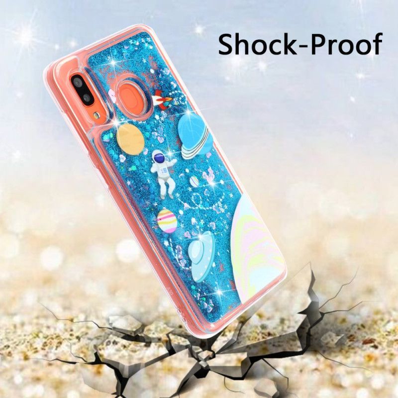 Κάλυμμα Samsung Galaxy A40 Θήκες Κινητών Αστροναύτης Γκλίτερ
