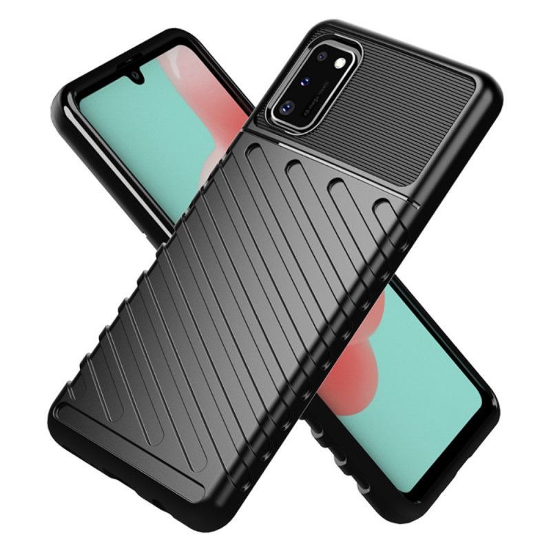 Κάλυμμα Samsung Galaxy A41 Μαύρο Σειρά Βροντών σιλικόνης