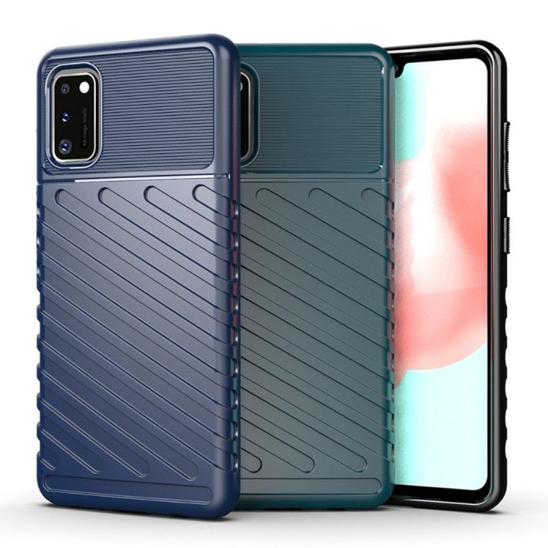 Κάλυμμα Samsung Galaxy A41 Μαύρο Σειρά Βροντών σιλικόνης