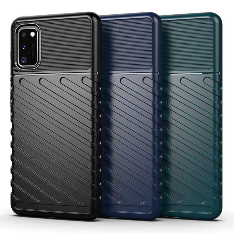 Κάλυμμα Samsung Galaxy A41 Μαύρο Σειρά Βροντών σιλικόνης