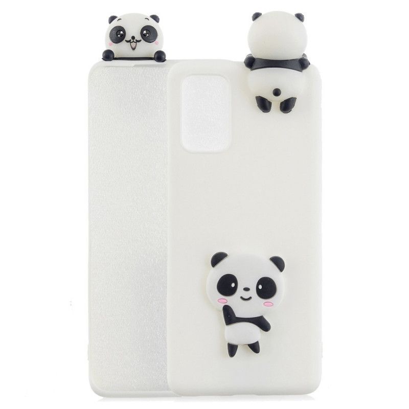 Κάλυμμα Samsung Galaxy A41 Μαύρο Το 3D Panda