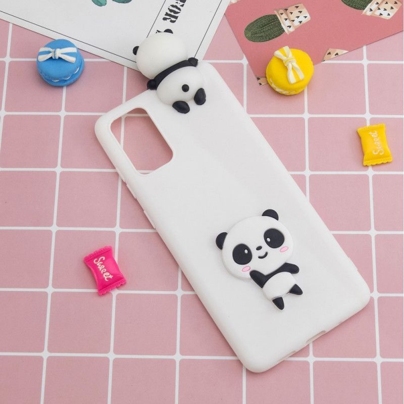 Κάλυμμα Samsung Galaxy A41 Μαύρο Το 3D Panda