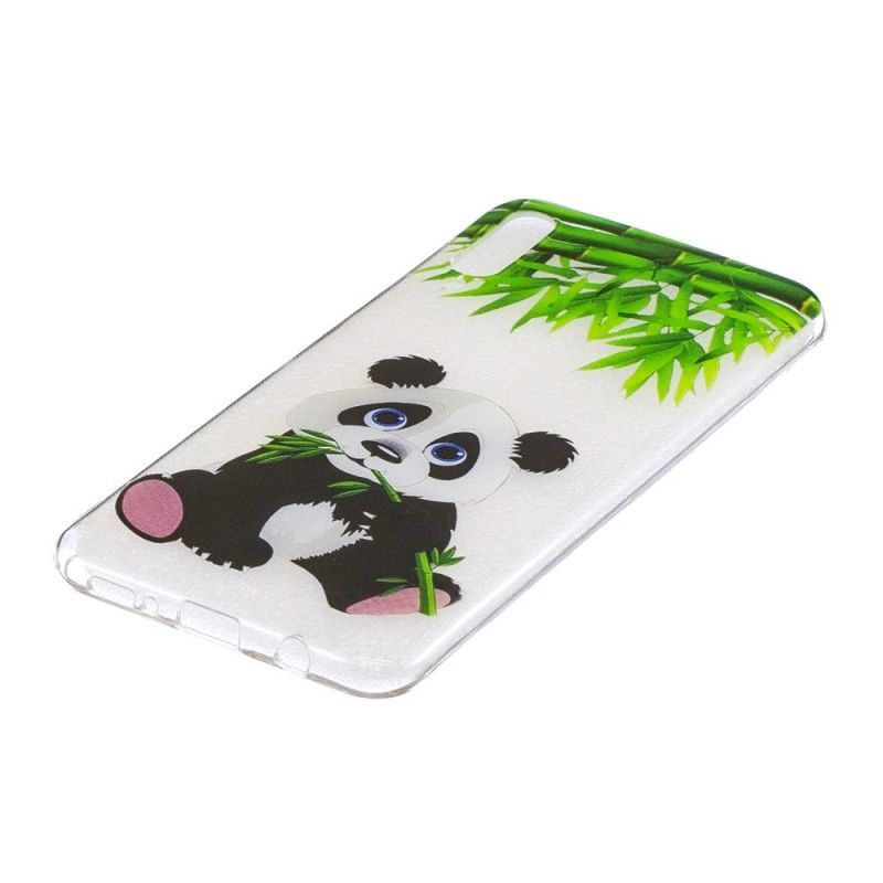 Κάλυμμα Samsung Galaxy A50 Διαφανές Panda Τρώει